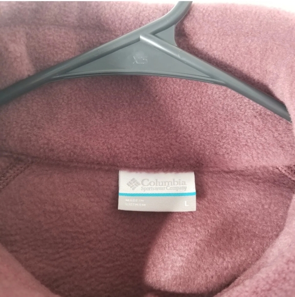 Columbia Women's Burgundy Benton Springs Full Zip Fleece Jacket Size Large - Picture 4 of 8